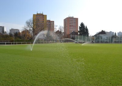 Irriga - závlaha sportoviště s finančním příspěvkem